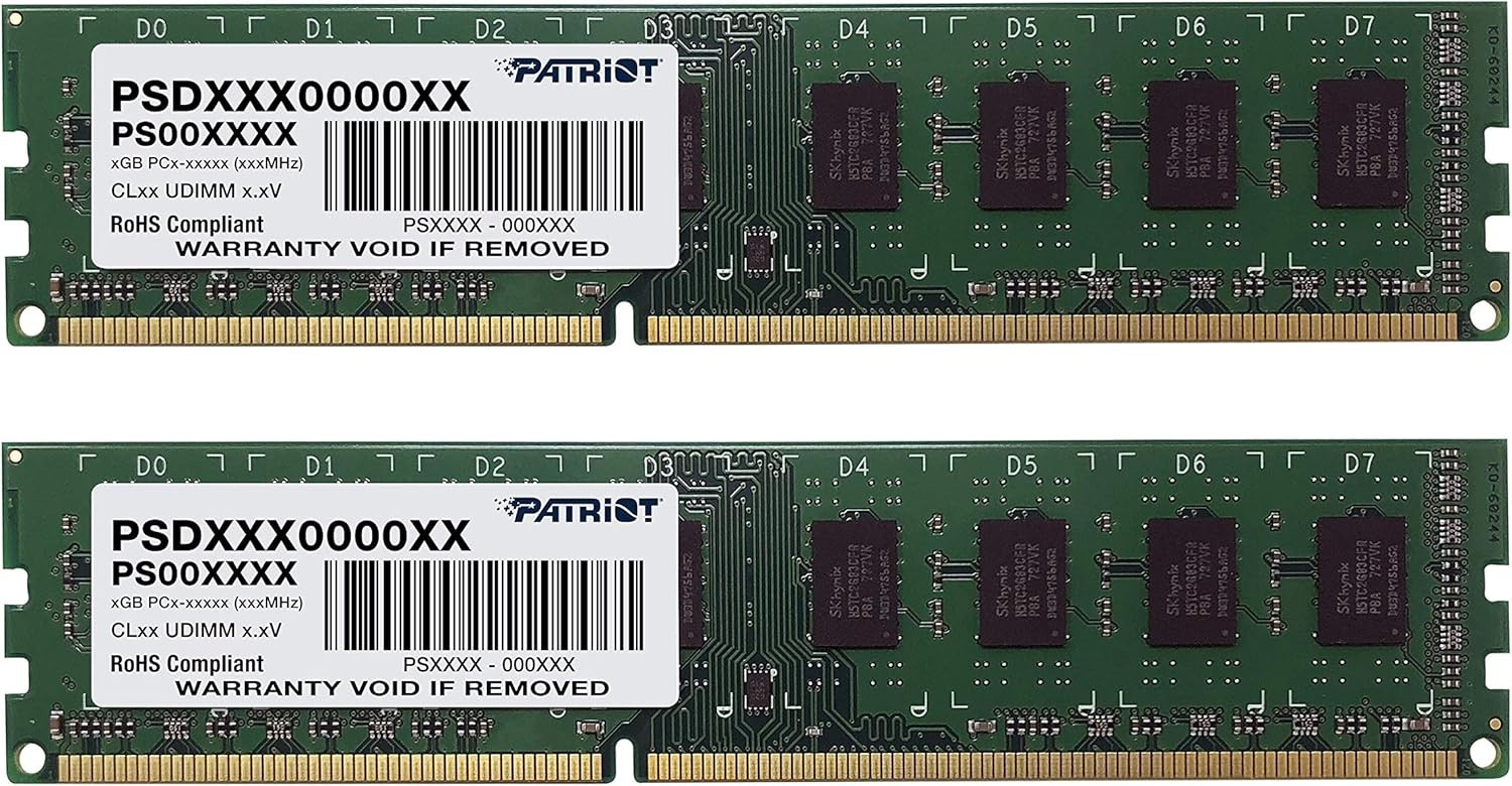Patriot Signature Line 8GB (2 x 4GB) PC3-12800 (DDR3 SDRAM) Desktop Memory Kit