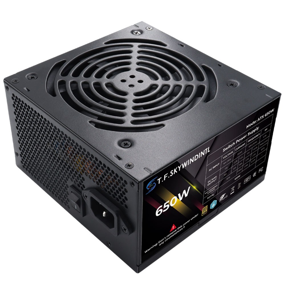 650W ATX Power Supply 80 Plus Gold Non-Modular PC Case PSU Components Parts