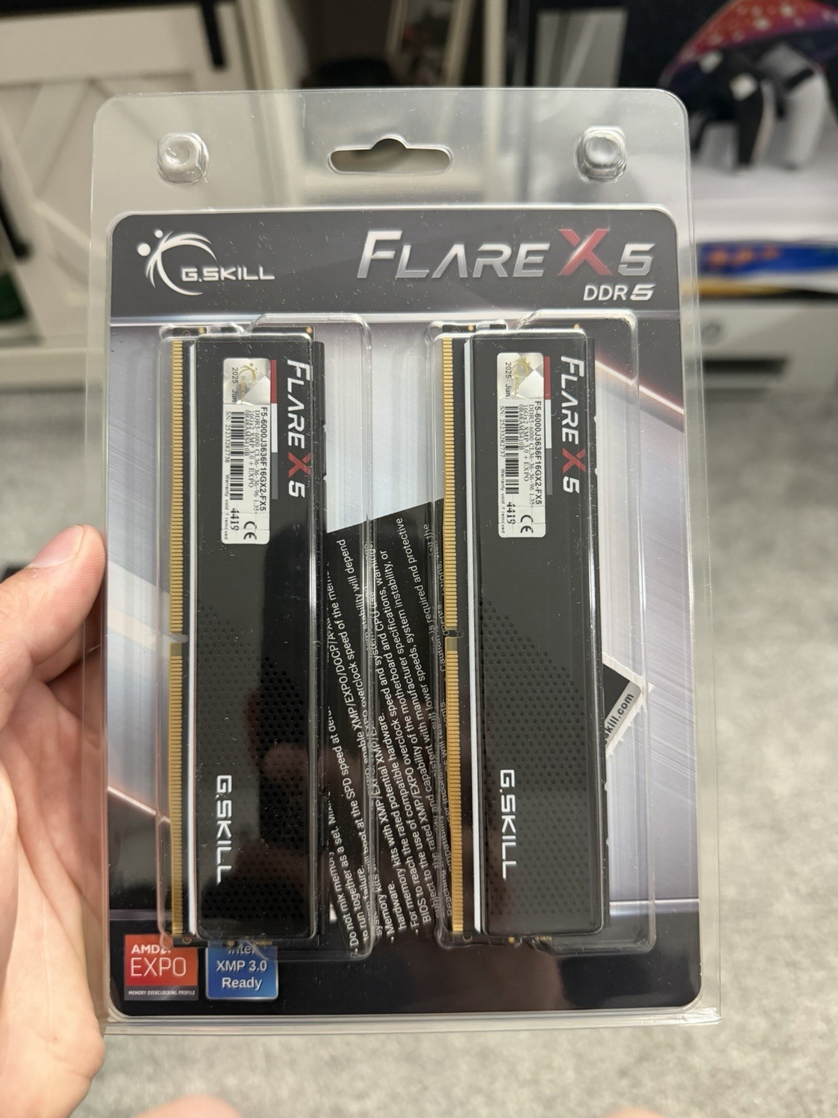 G.SKILL Flare X5 32GB (2x16GB) DDR5-6000 CL36 RAM Kit – AMD EXPO – Brand New