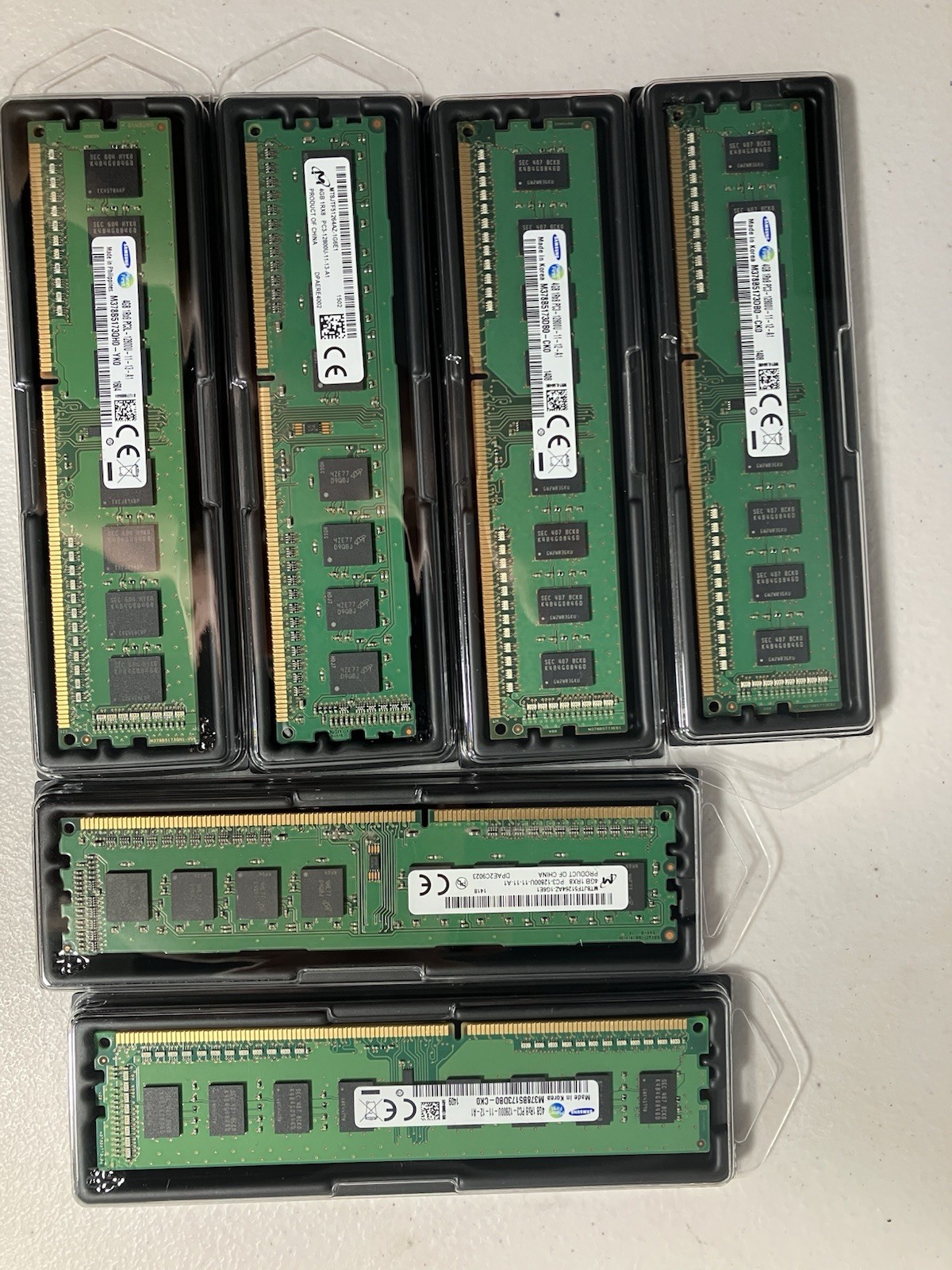Lot Of (6) 4GB Desktop Memory RAM – DDR3