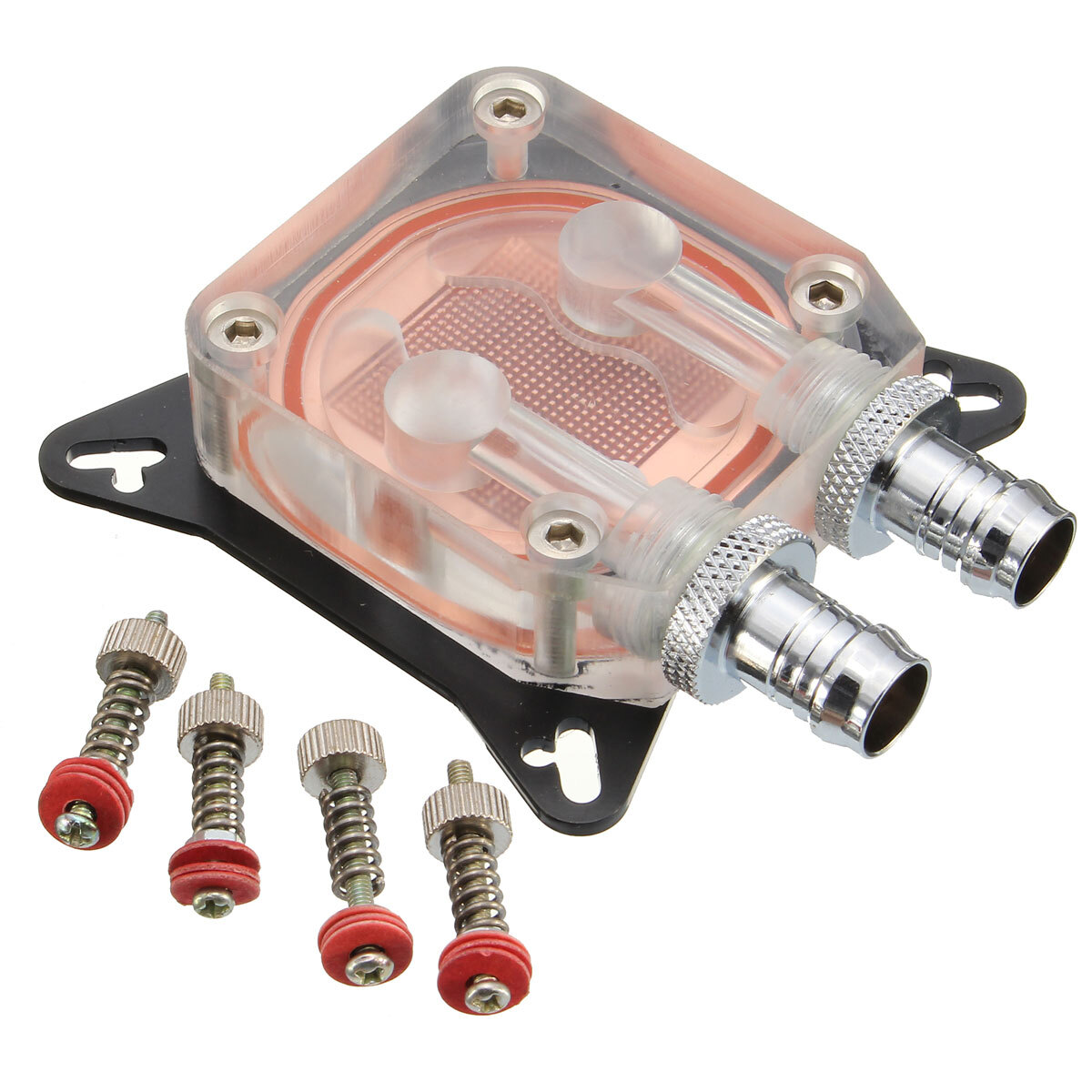 Computer GPU Water Cooling Block Liquid Cooler Kit Copper Base Radiator G1/4″