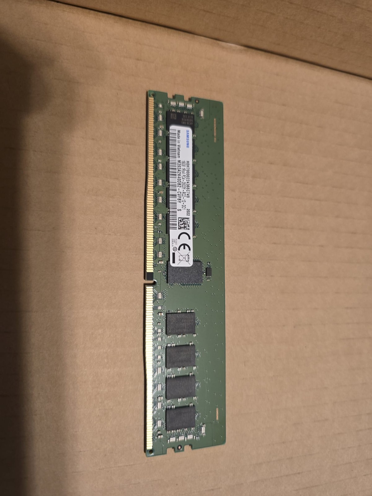 NEW SAMSUNG 16GB PC4-2933Y-RC2-12-DC1 Memory – M393A2K40DB2-CVFBY