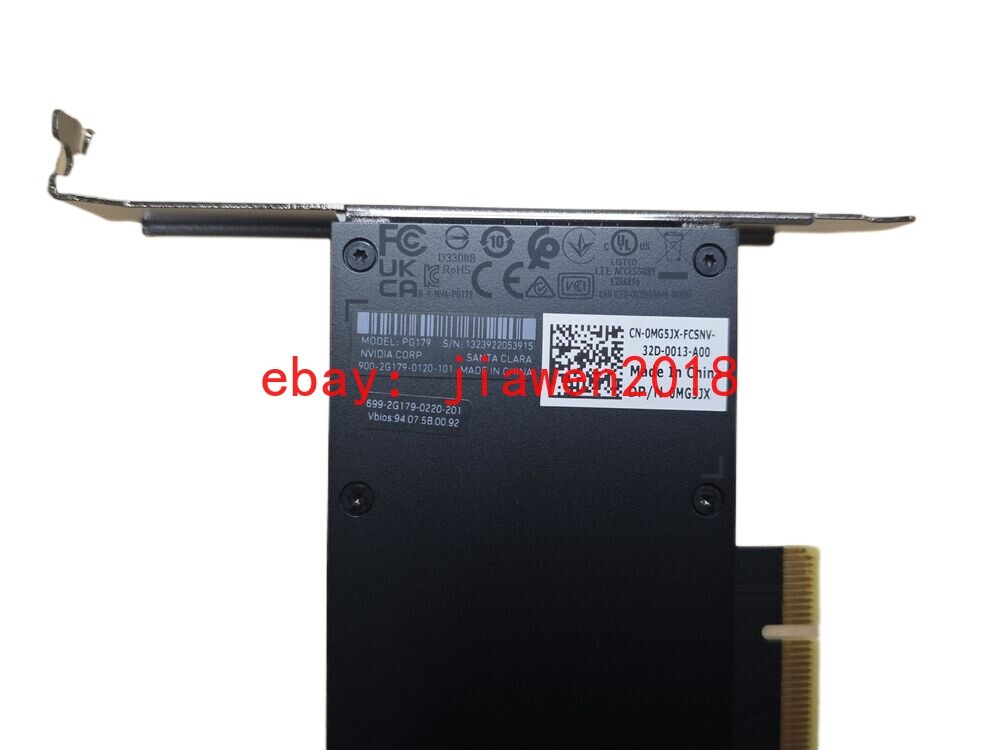 NVIDIA A2 Tensor Core GPU 16GB PCIe Graphics Accelerator CUDA Ampere Tesla Card