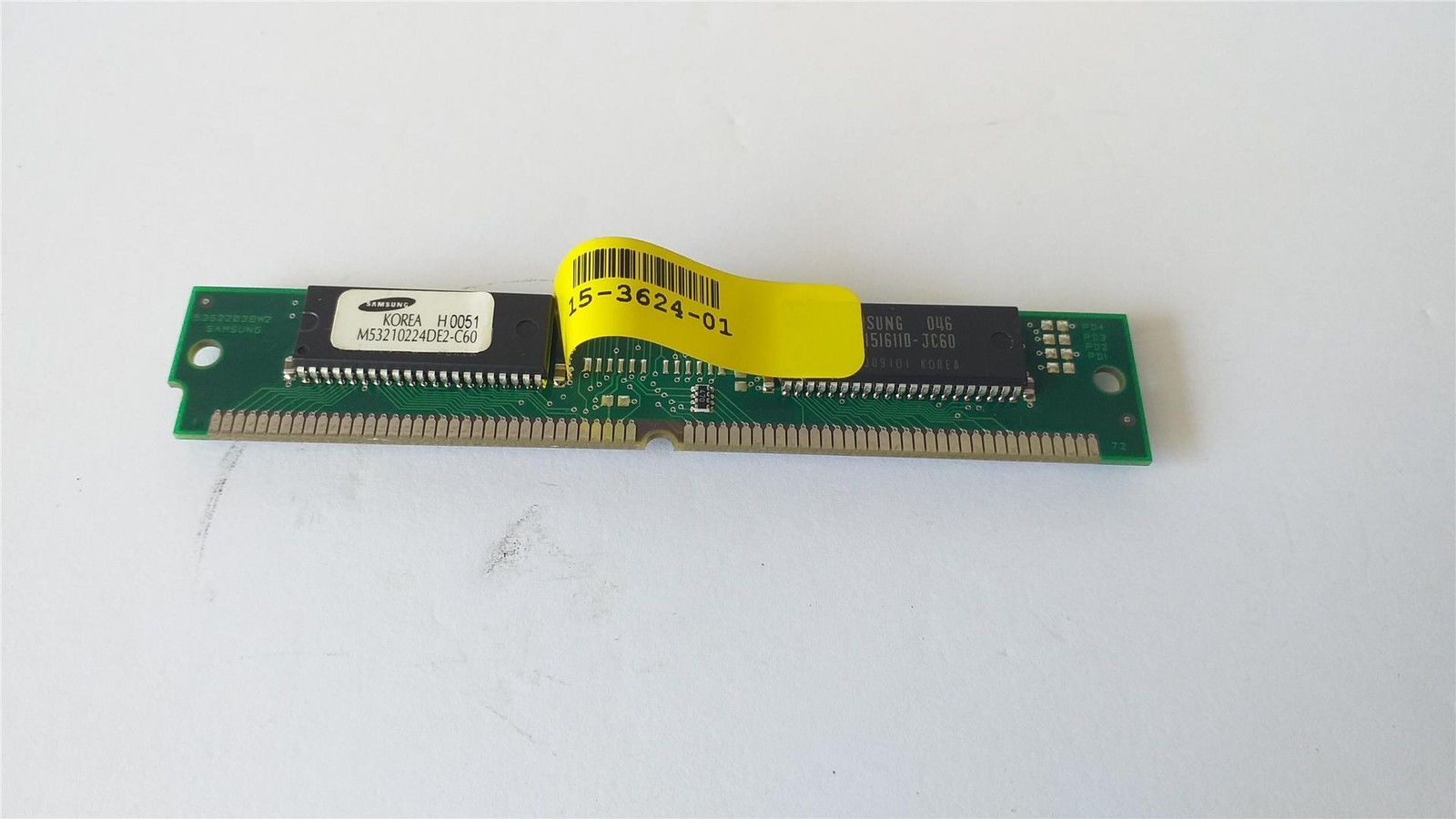 SAMSUNG M53210224DE2-C60 72-PINS SIMM FPM DRAM MODULE