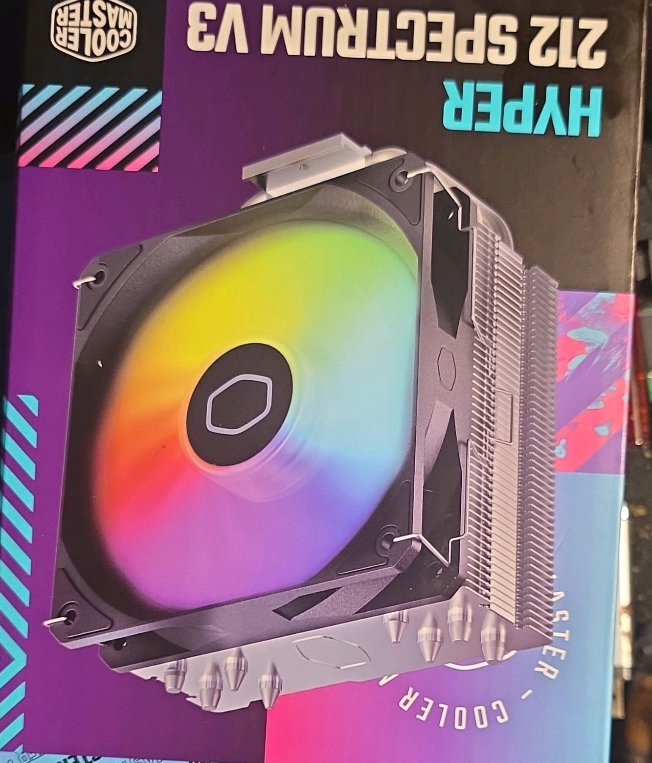Cooler Master Hyper 212 Spectrum V3 CPU Fan Heatsink Black Multicolor RGB
