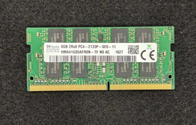 SK hynix 8GB DDR4-2133 PC4-17000 2Rx8 SO-DIMM Laptop RAM HMA41GS6AFR8N-TF