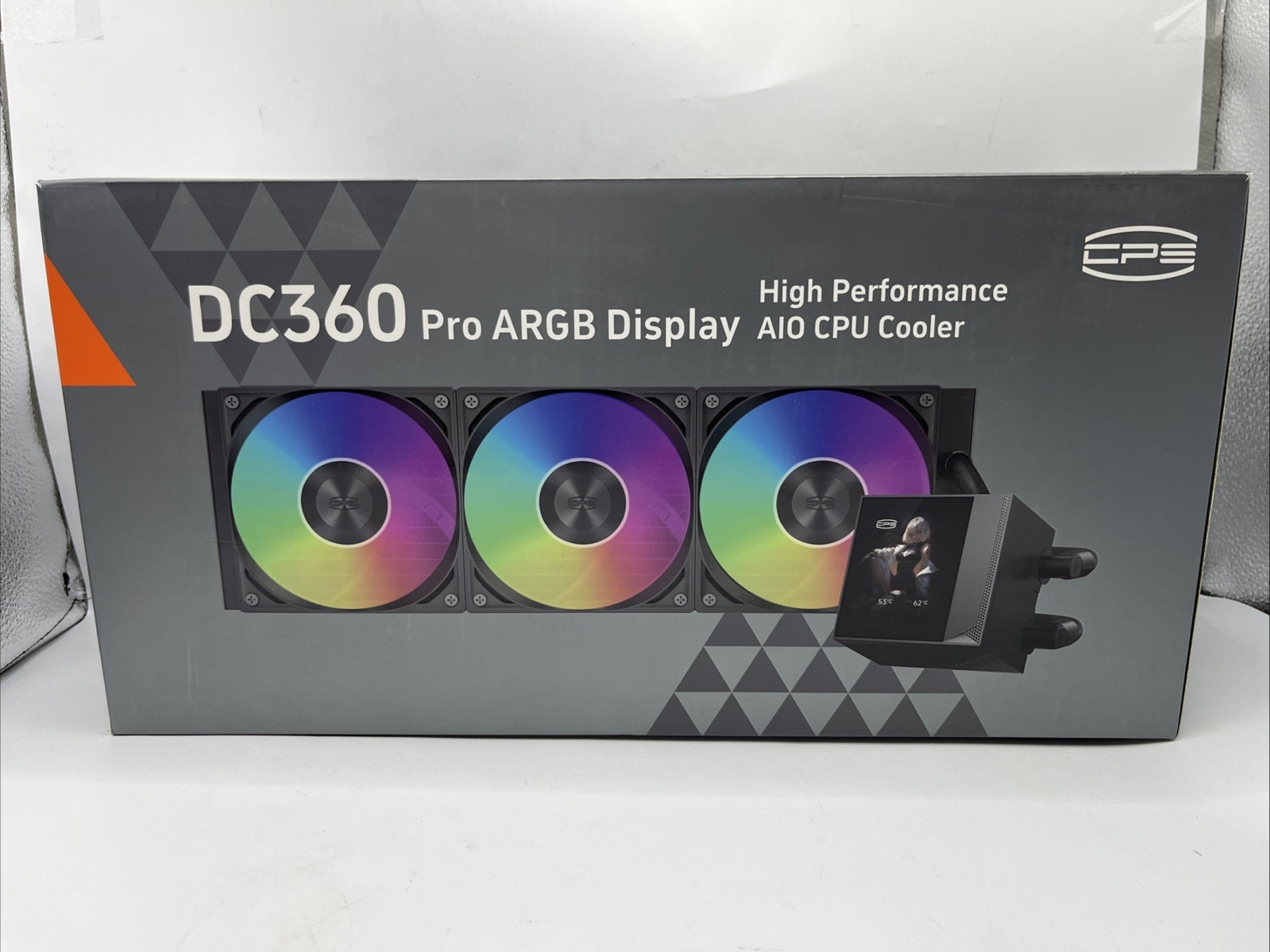 PCCOOLER CPS DC360 Pro ARGB Display AIO CPU Cooler