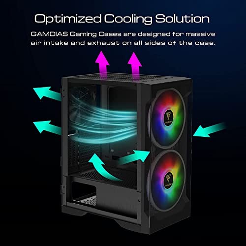 ATX Mid Tower Gaming Computer Case for Desktops & PC, 2X APOLLO E2 Elite V2