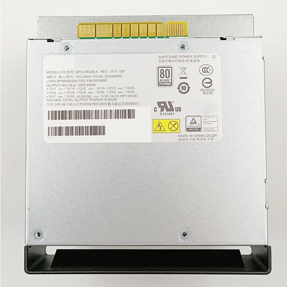 DPS-690AB A 690W Power Supply Replacement for Lenovo ThinkStation P520 P720 54Y8