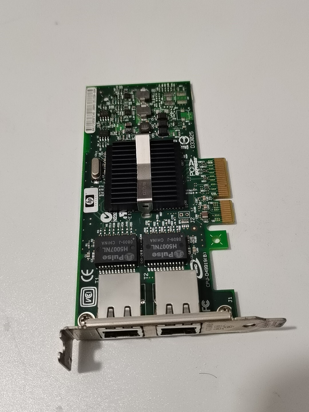 HP NC360T Gigabit Dual PORT PCIe X4 NIC Card HSTNS-BN16 412646-001 9402PT