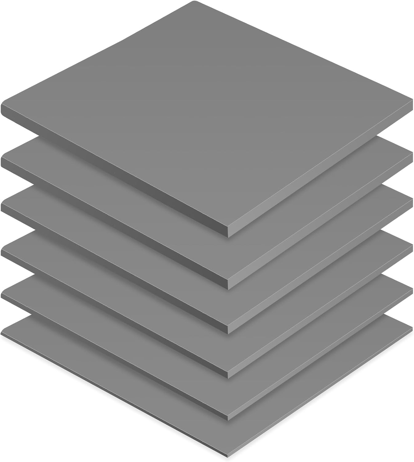 Frienda 6 Pcs Thermal Pad 100 X 100 Mm, 0.5 Mm, 1 Mm, 1.5 Mm, 2 Mm, 2.5 Mm, 3 Mm