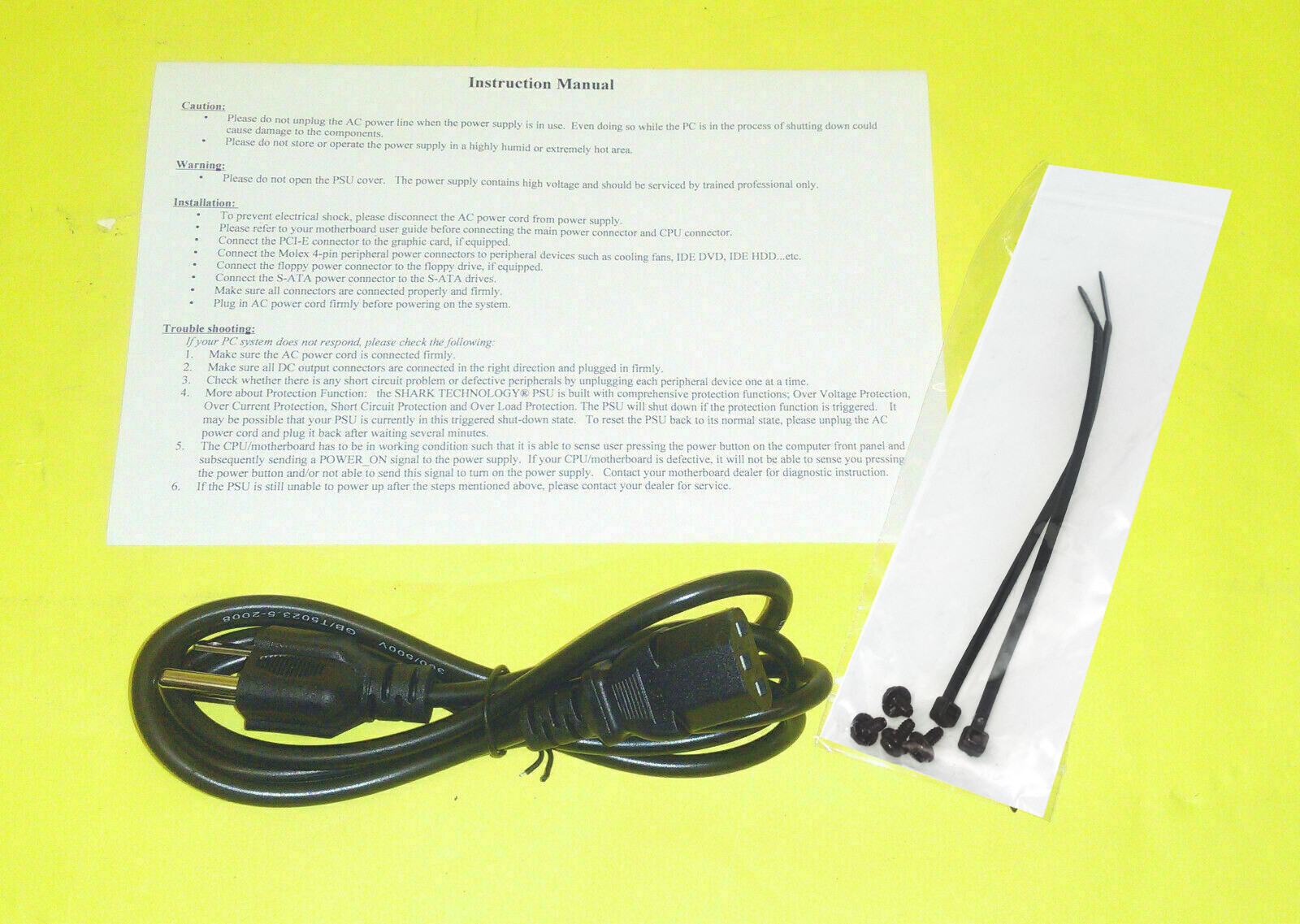 NEW Silent 1000W 2x PCIE Round Fan Grill Gaming PC ATX/EPS 12V LED Power Supply