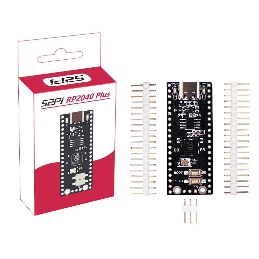 RP2040 Plus 4MB/8MB with Raspberry Pi Pico Pinout Compatibility Microcontroller