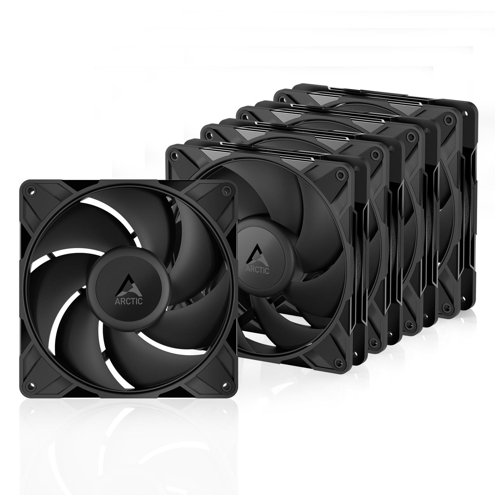 ARCTIC P14 Pro PST – 5 Pack – Powerful Premium Fan, 140 mm PWM Fan with Y-Cable