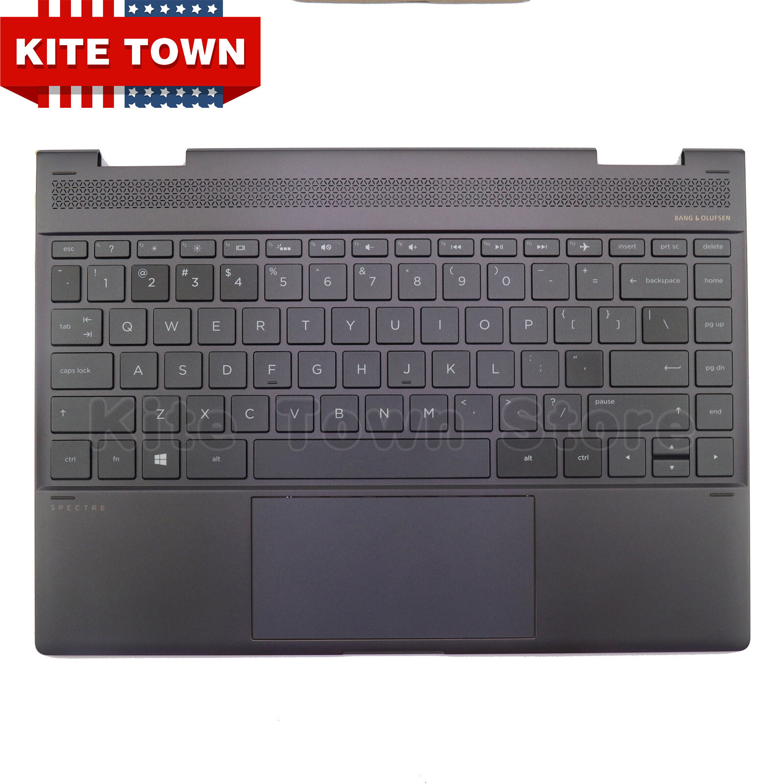 New Palmrest w/Backlit Keyboard Brown For HP Spectre 13-AE X360 13.3″ 942040-001