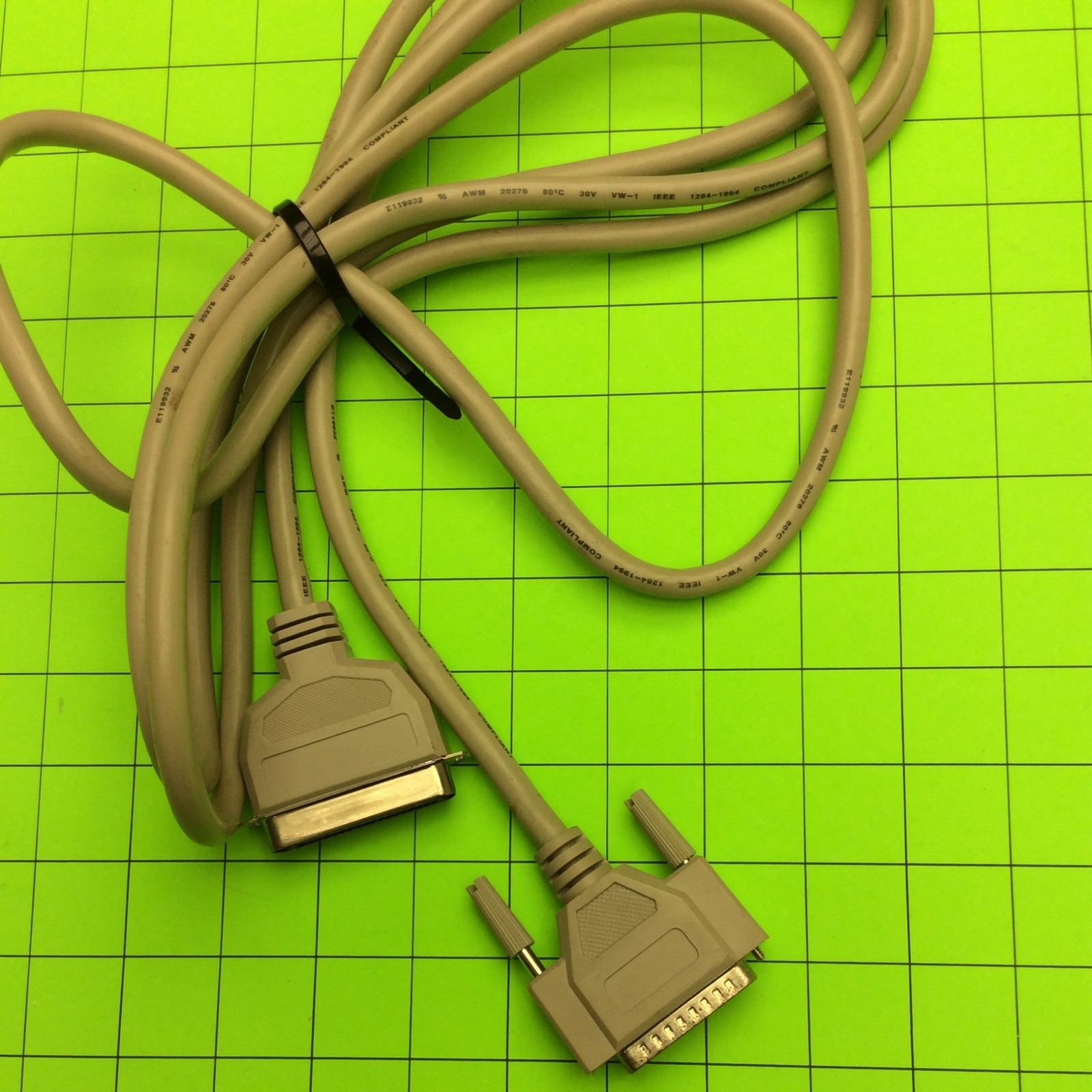 Desktop Computer 10FT Parallel Printer Cable Cord