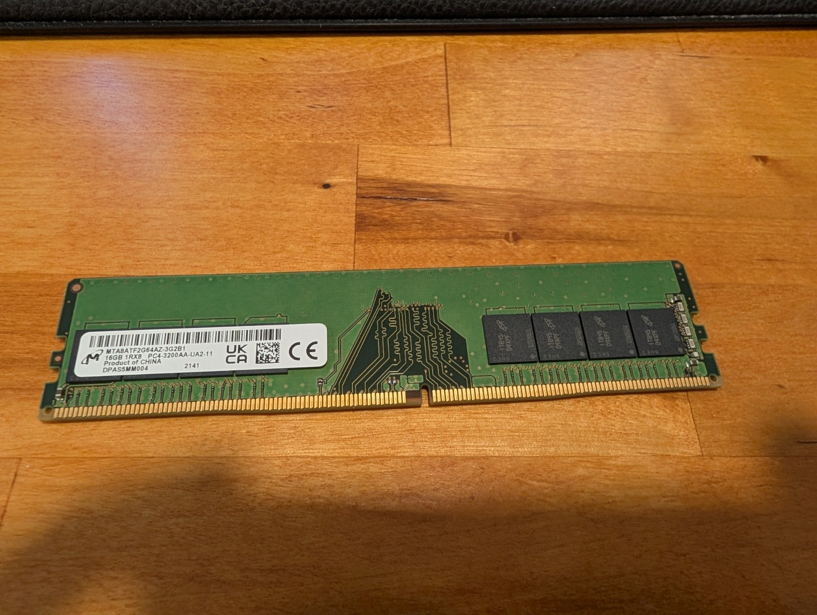 Micron 16GB PC4-3200AA-UA2-11 DDR4 3200 Memory MTA8ATF2G64AZ-3G2E1