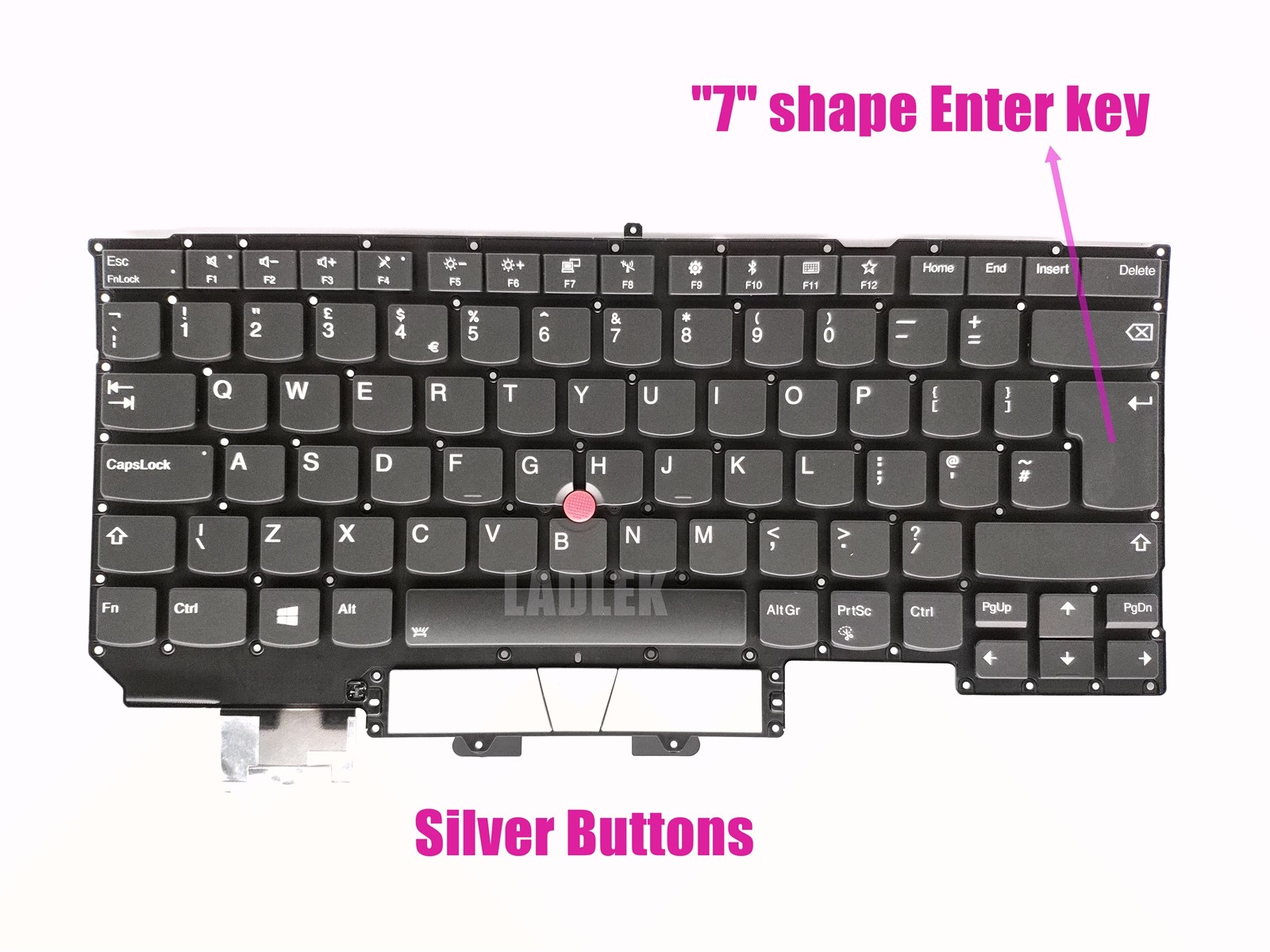 UK keyboard for Lenovo ThinkPad X1 Carbon 5th Gen 2017(20HQ/20HR/20K3/20K4)