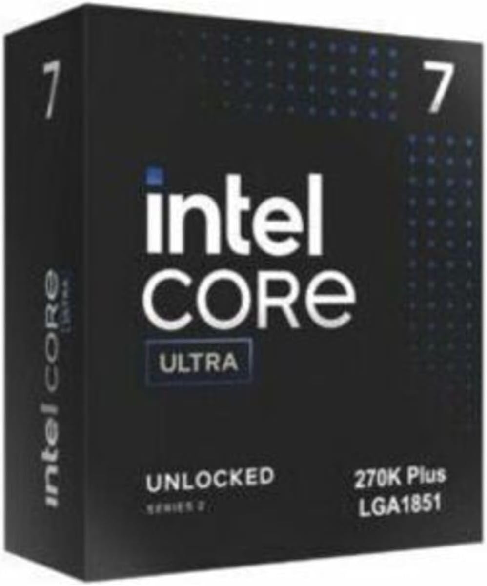 Intel Core Ultra 7 Processor 270K Plus 24 cores (8 P-cores + 16 E-cores) up to