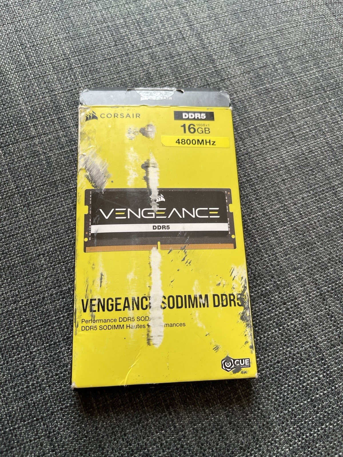Corsair Vengeance 16GB DDR5 SO-DIMM 4800MHz 262-Pin Laptop RAM 1×16