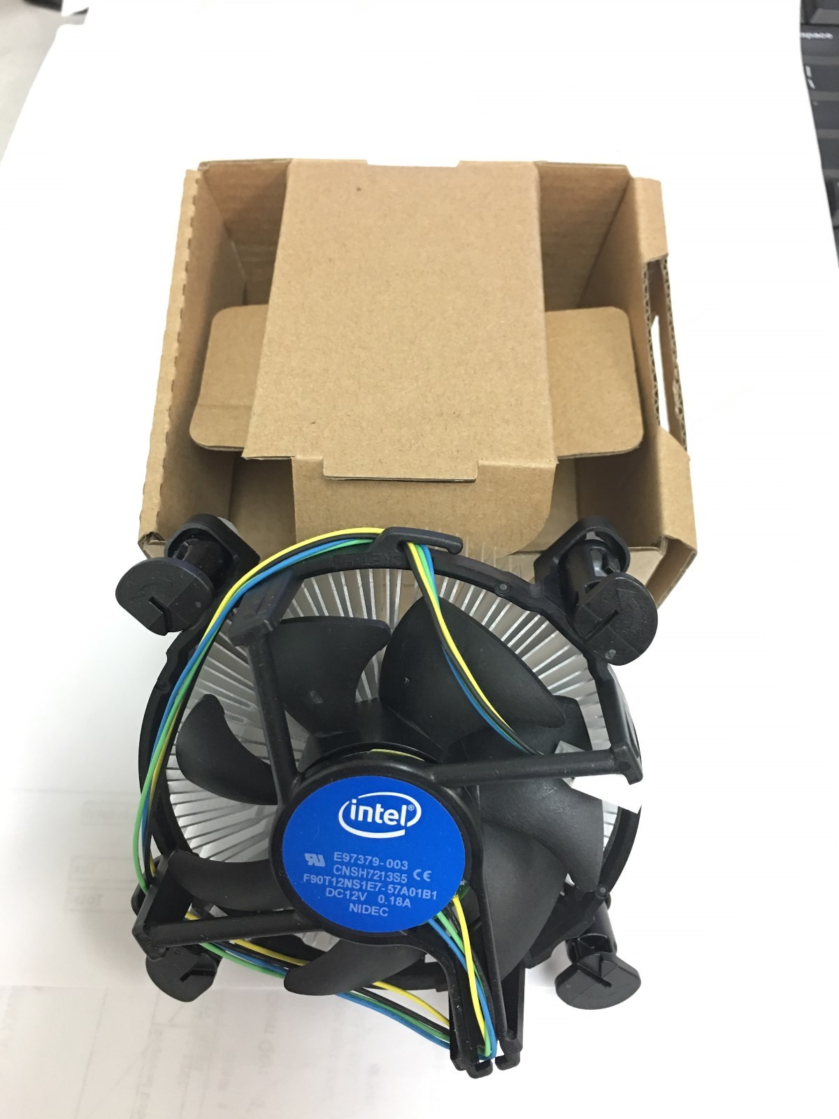 Intel Heatsink & Cooling Fan for LGA 1151, 1150, 1155, and 1156 0.6A