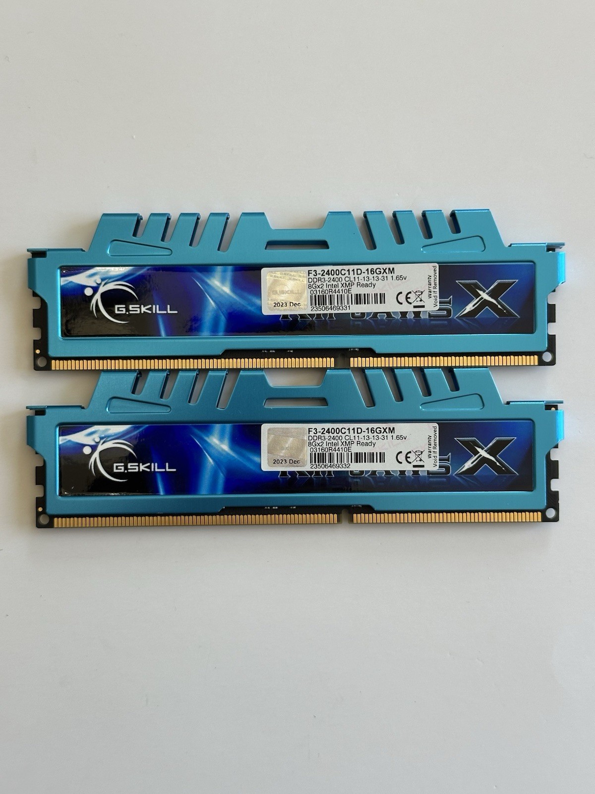G.SKILL Ripjaws X 16GB (2x8GB) DDR3 2400MHz PC3-19200 RAM CL11 TESTED