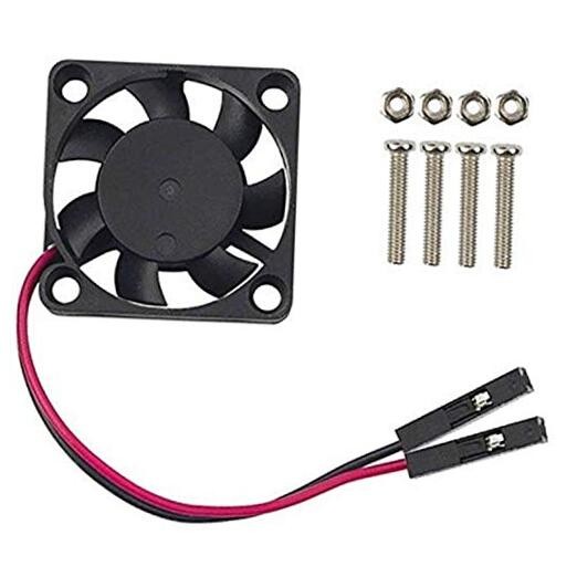 Raspberry Pi Fan 30x30x7mm, Raspberry Pi Cooling Fan Brushless Black (1-Pack)