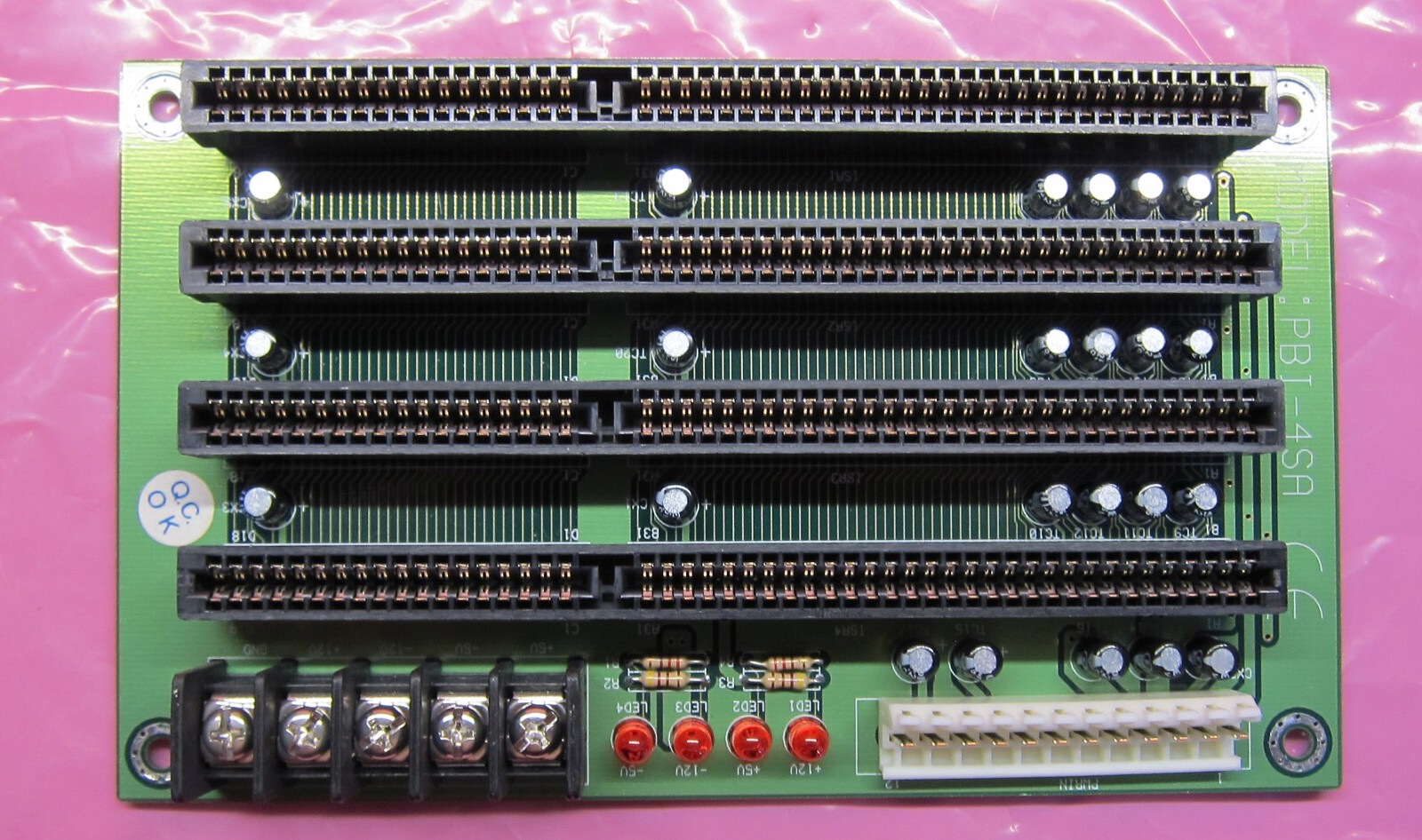 Genuine ARBOR Industrial 4-Slot ISA Passive Backplane PBI-4SA