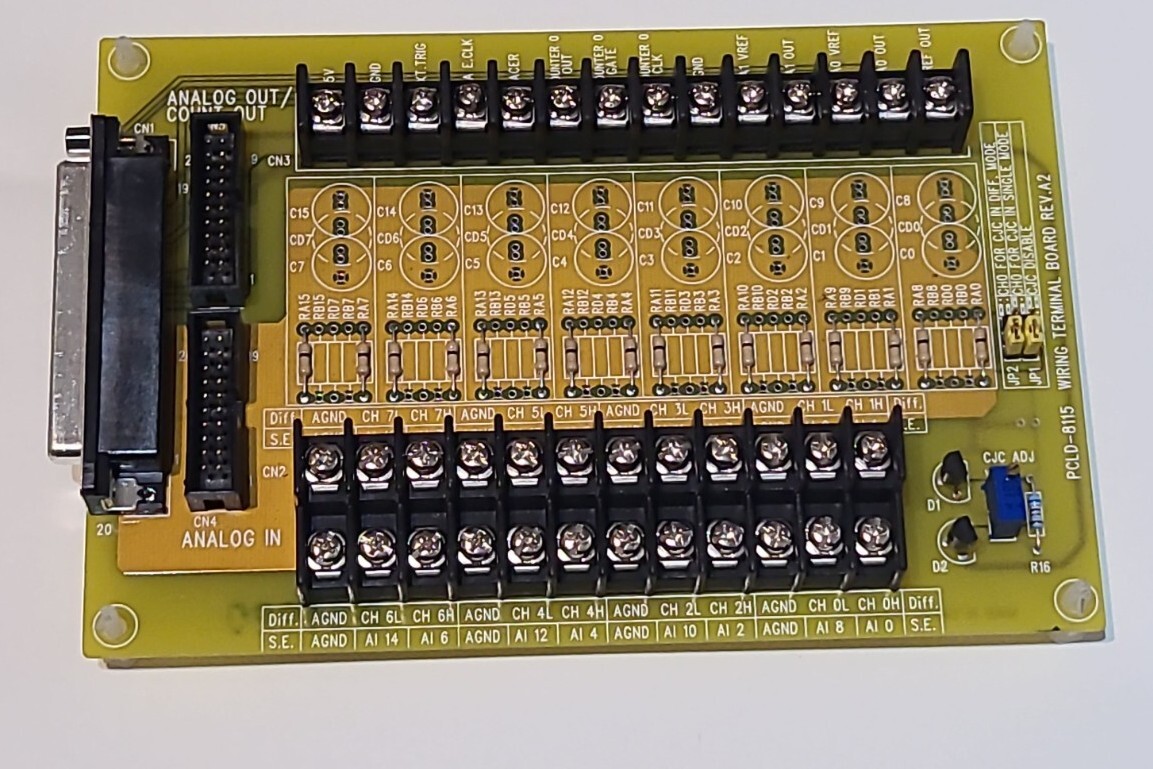 Advantech PCLD-8115 WIRING TERMINAL BOARD REV. A2