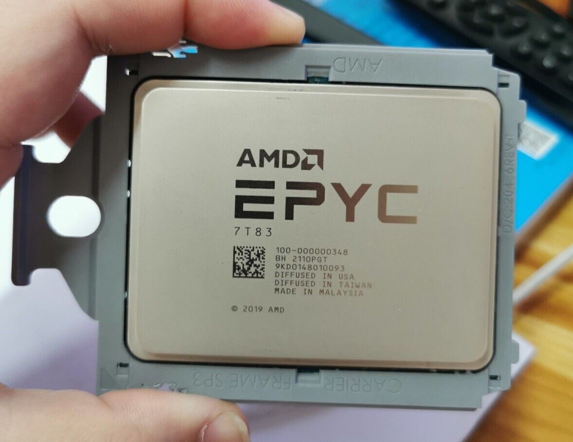 AMD EPYC Milan 7T83 CPU 64 Core 2.45GHz unlocked , OEM Version of AMD EPYC 7763