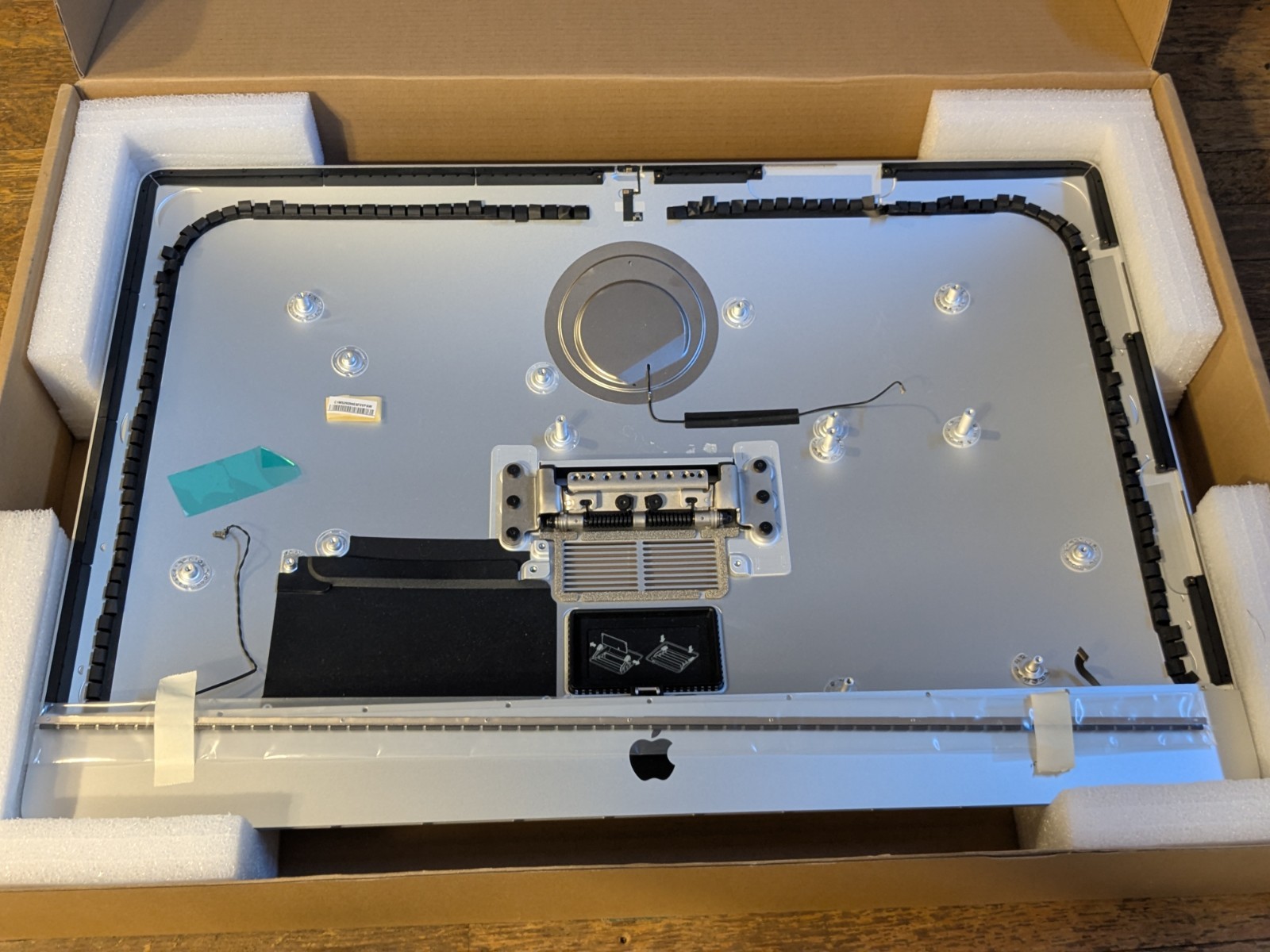 Genuine Apple iMac rear aluminum case housing part number 923-0522 – 2012 2013