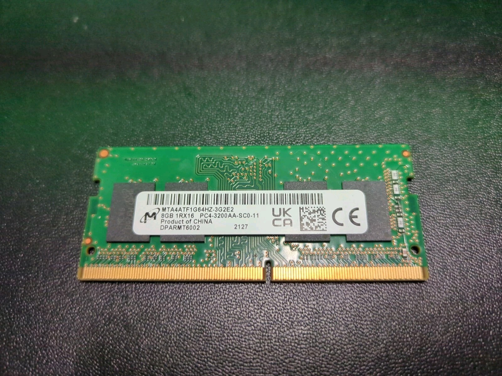 Micron 8GB DDR4 3200 Laptop SODIMM RAM 1Rx16 PC4-3200AA MT4ATF1G64HZ-3G2E2