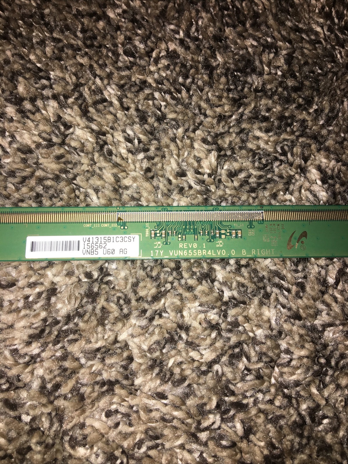 Samsung UN65TU7000B 65″ TV Panel Buffer Board Bottom Right – 17Y_VUN65SBR4LV0.0
