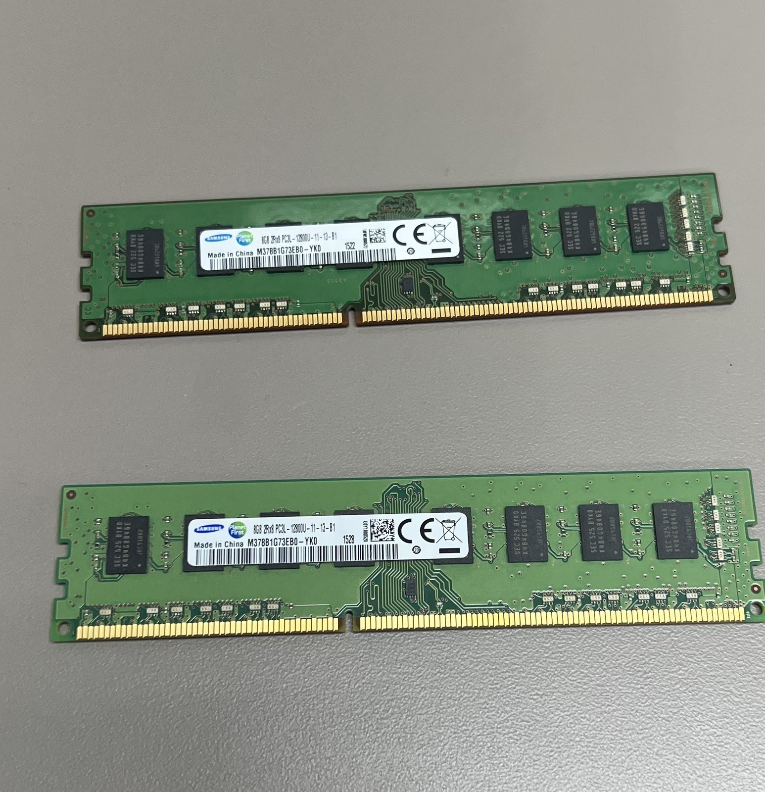 Samsung 2x 8GB 2RX8 PC3-10600E DDR3-1333Mhz 1.2V Desktop ECC Memory RAM DIMM Kit