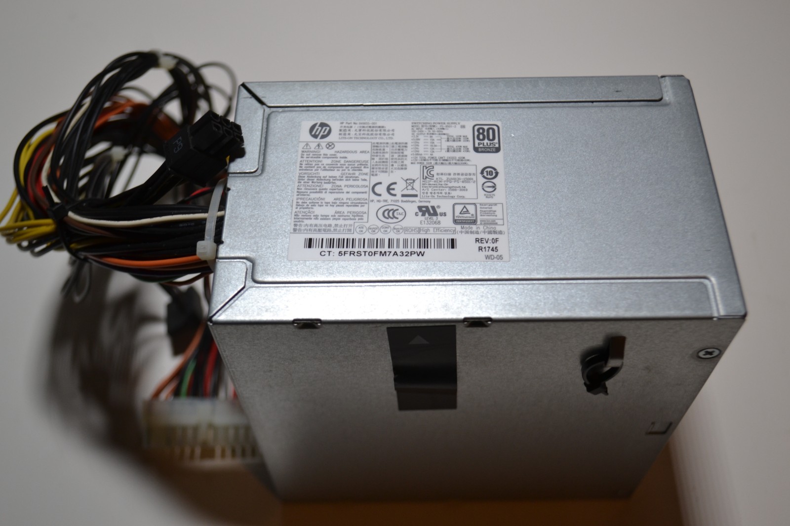 OEM HP Omen 870 PS-8501-2 500W Power Supply 80 Plus Bronze 849655-001