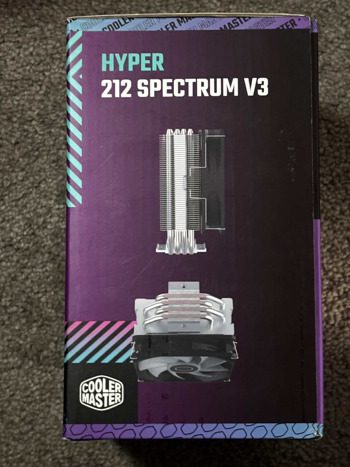 Cooler Master Hyper 212 Spectrum V3 CPU Fan Heatsink RGB Intel AMD RR-S4NA-17PA…