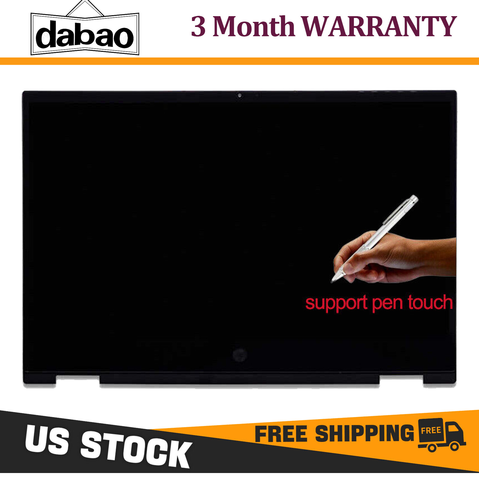 HP Pavilion x360 14m-dw1013dx LCD Touch Screen Digitizer + Bezel M23861-001