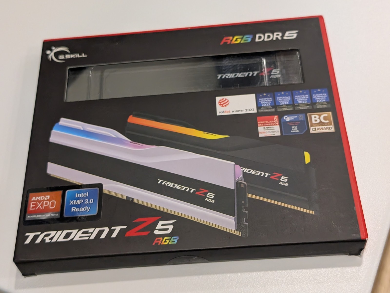 G.SKILL Trident Z5 RGB 32GB 2x16GB DDR5 6000 CL36 Intel XMP 3.0