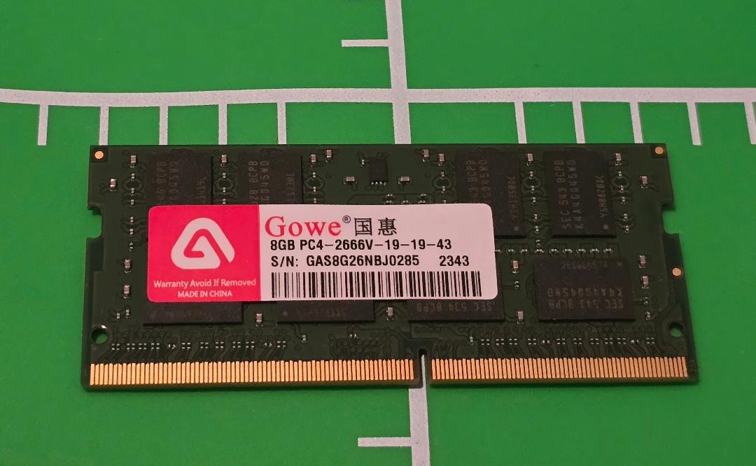 8GB DDR4-2666 SO-DIMM Laptop Memory Module (PC4-2666V-19-19-43)