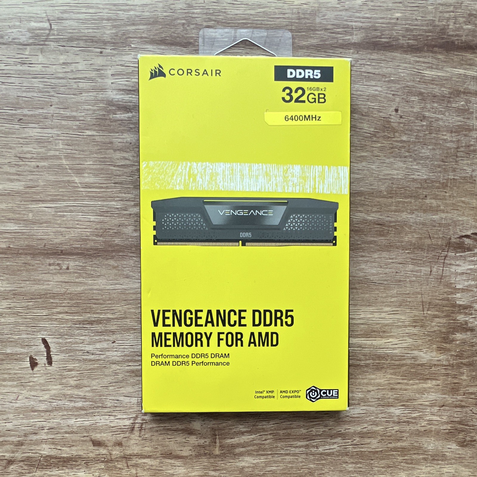 Corsair Vengeance 32GB (2x16GB) DDR5-6400 DIMM RAM AMD EXPO Intel XMP