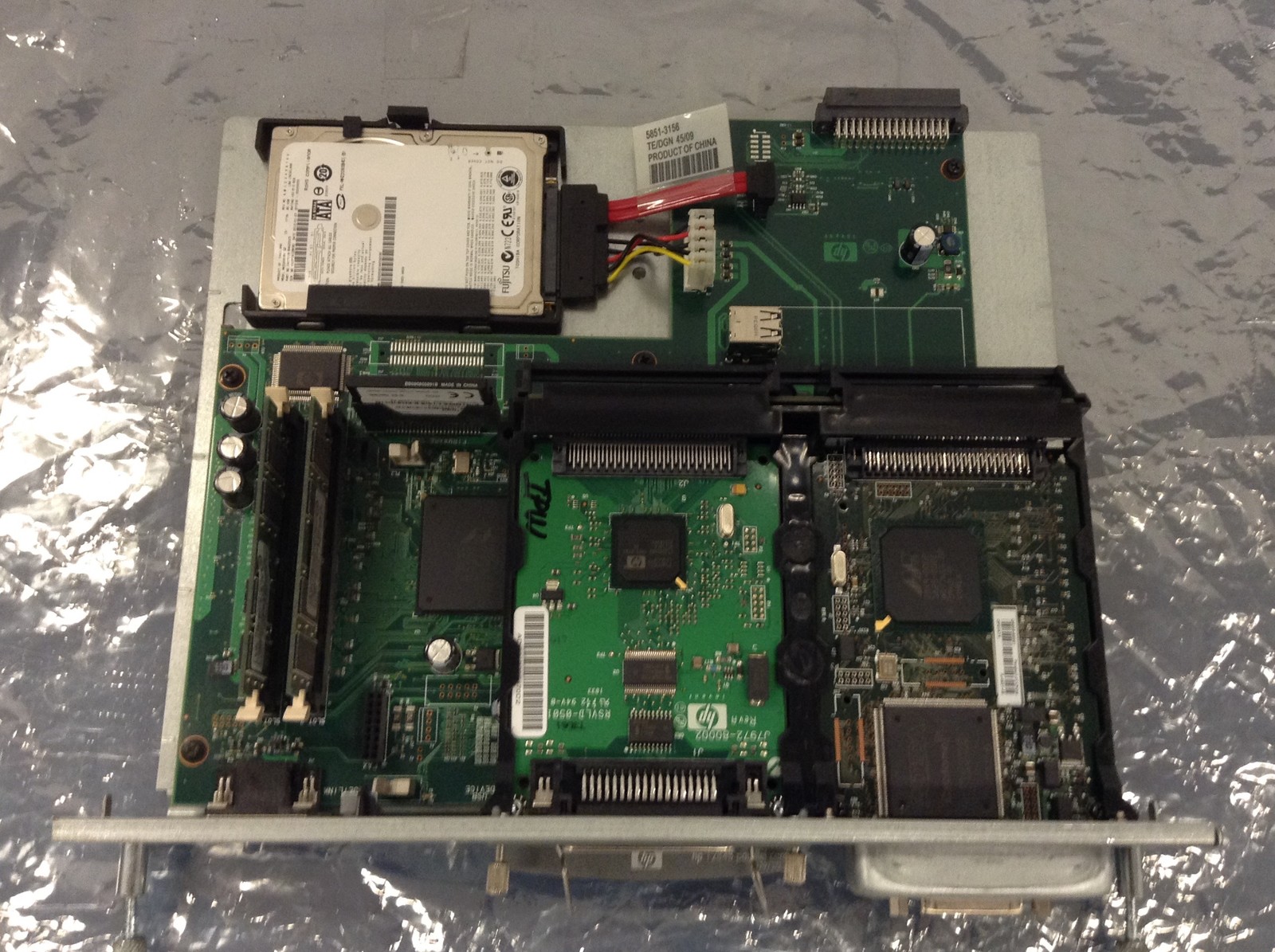 HP CC402-80001 Copy Process Board w/80GB HDD J7972G Card For Hp LaserJet 9050