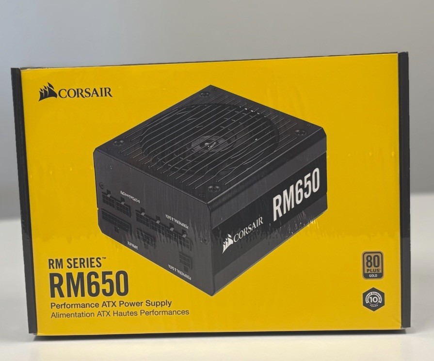 New Corsair RM650 650W 80 Plus Gold Fully Modular ATX PSU