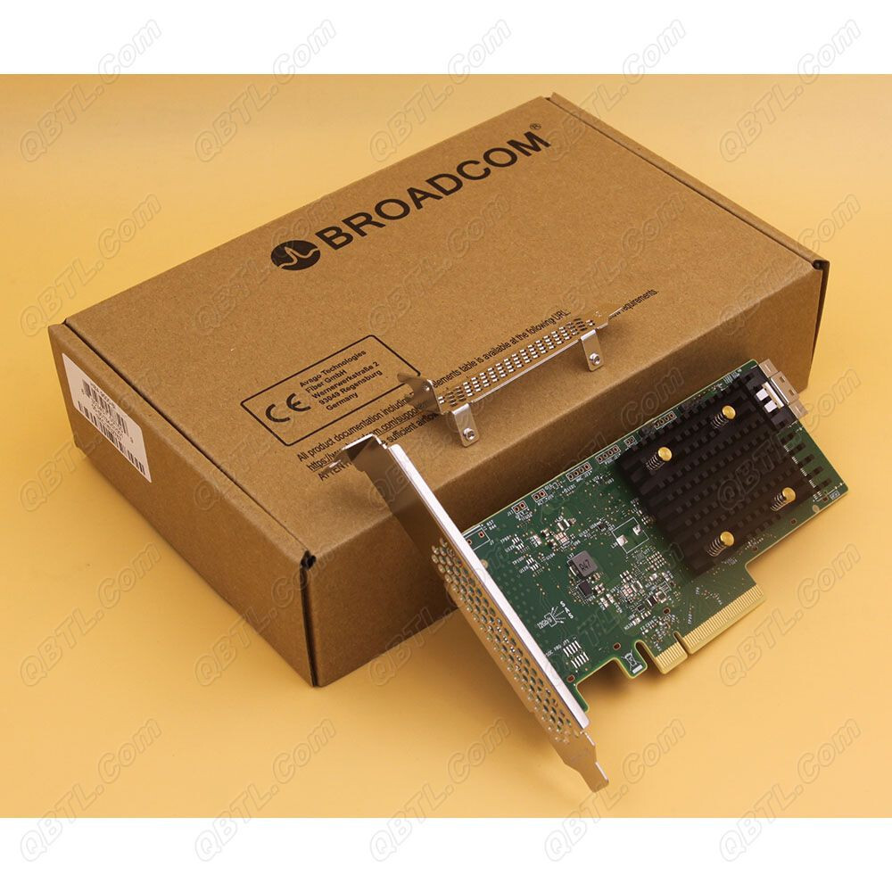 New Sealed BroadCom 9500-8i Tri-Mode 12Gb/s HBA Card Storage Adapter