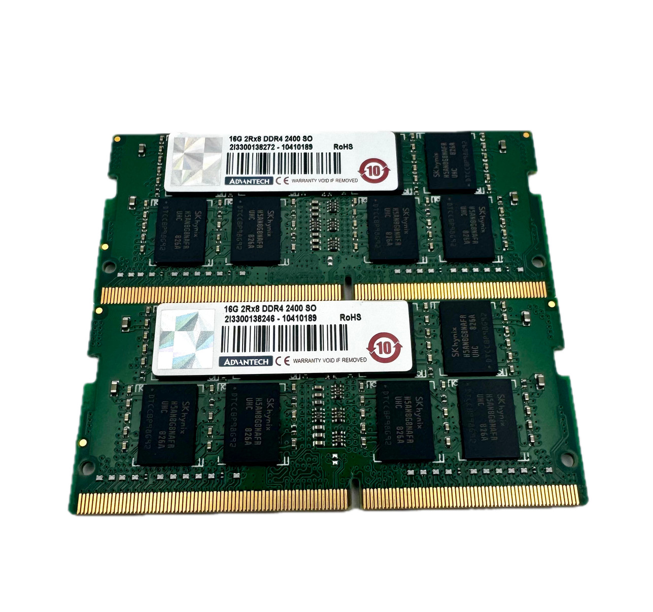 Advantech 32GB Kit (2x16GB) DDR4 2400 SODIMM 2Rx8 Dual Rank 1.2 – NEW