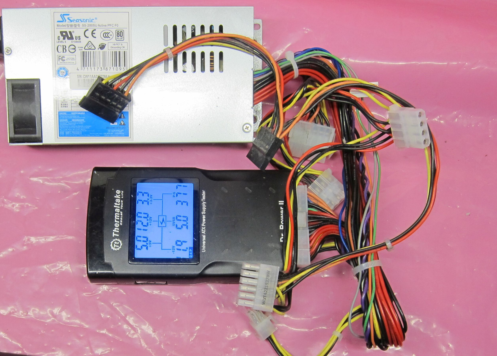 Genuine Seasonic SS-200SU Active PFC F0 80Plus Power Supply