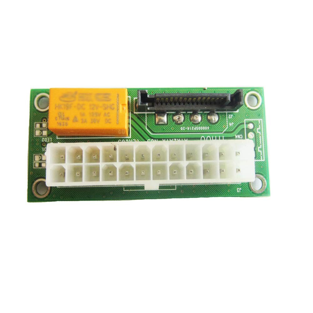 2 PCS Multiple Power Supply Adapter Sync Start Card Dual PSU Sata Connector