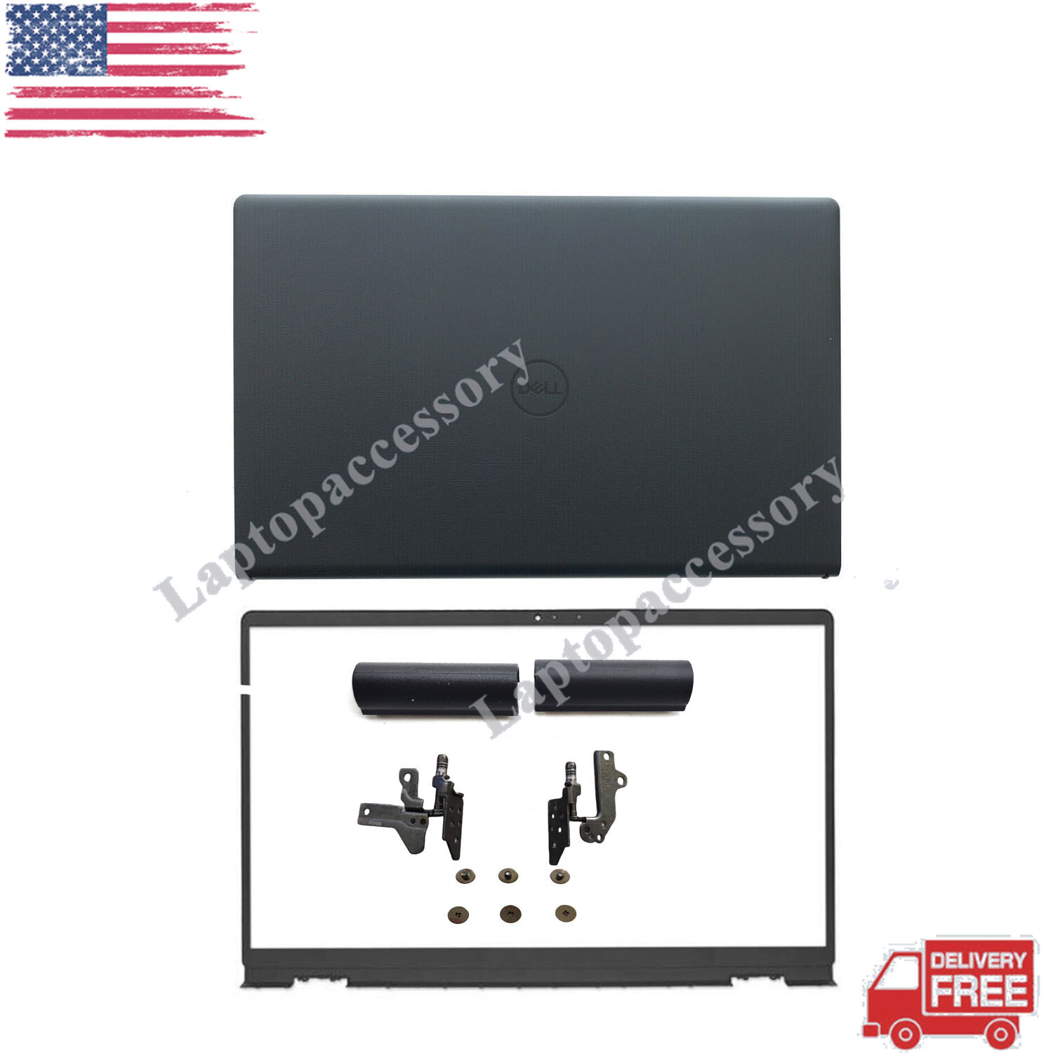 LCD Back Cover / Bezel /Hinge For Dell Inspiron 15 3510 3511 3515 3520 3521 3525