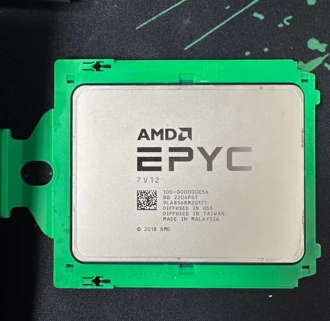 AMD epyc Rome 7v12 64-Core 2.45ghz 240w CPU processor (compared to 7742)