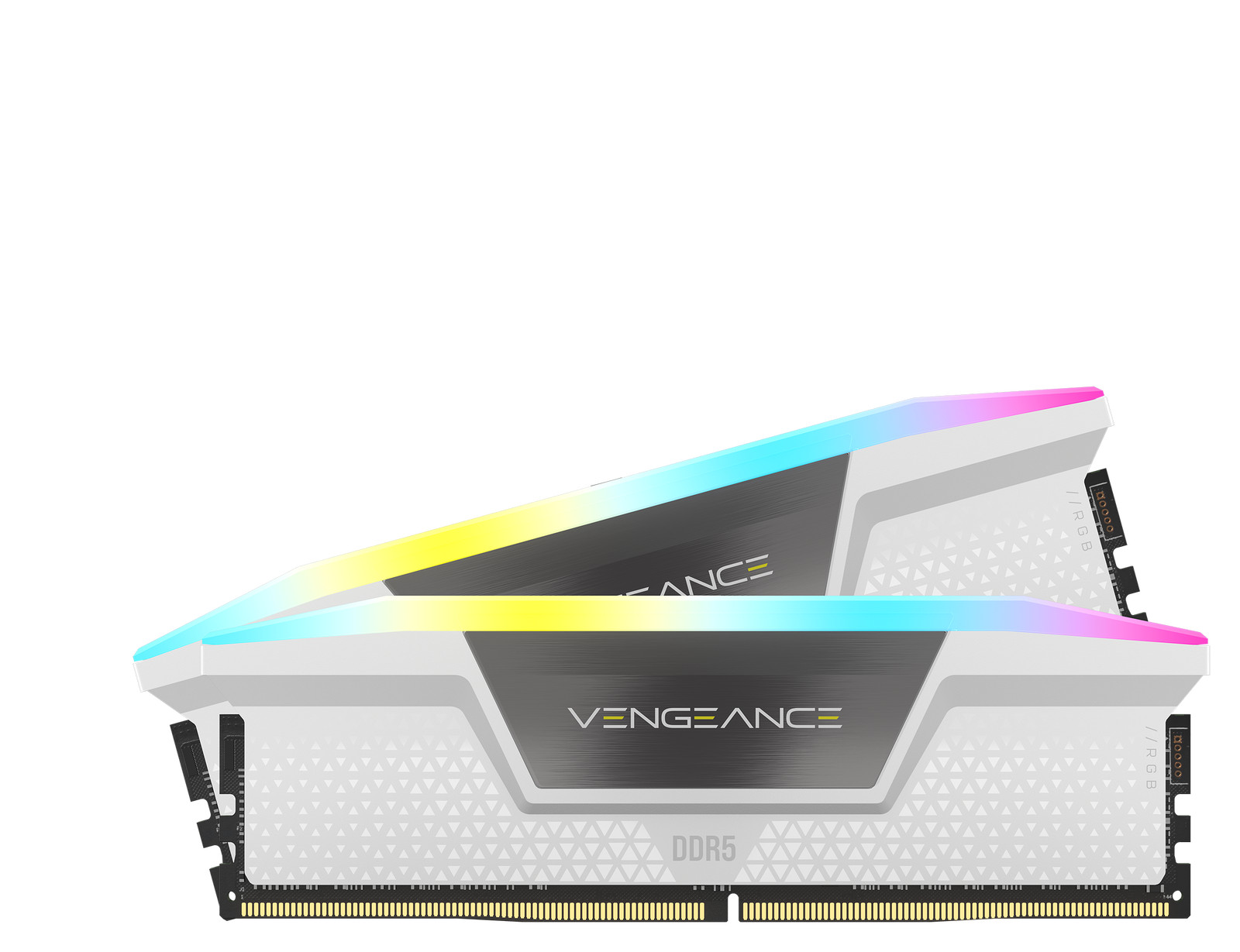 CORSAIR – VENGEANCE RGB 32GB (2x16GB) DDR5 6000MHz C36 UDIMM Desktop Memory -…