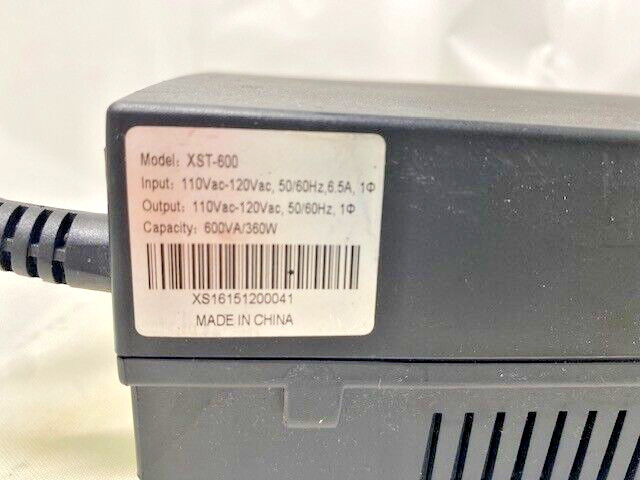 Xtreme Power Conversion XST-600 Used Black 110-120 Vac 50-60Hz